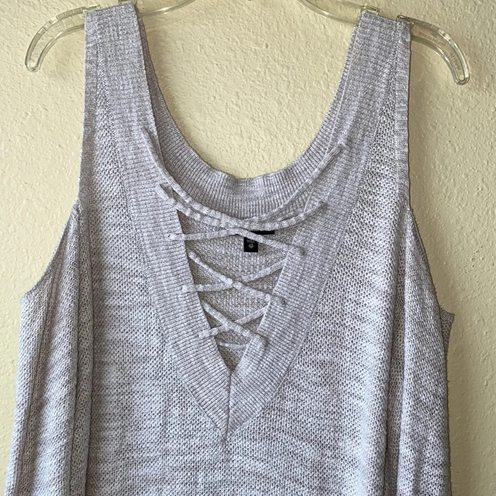 Express Cold Shoulder Sweater - Picture 2 of 4